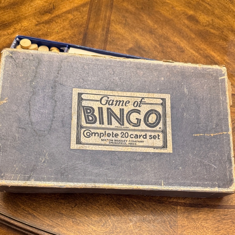 vintage Milton Bradley "Game of BINGO" set #4367